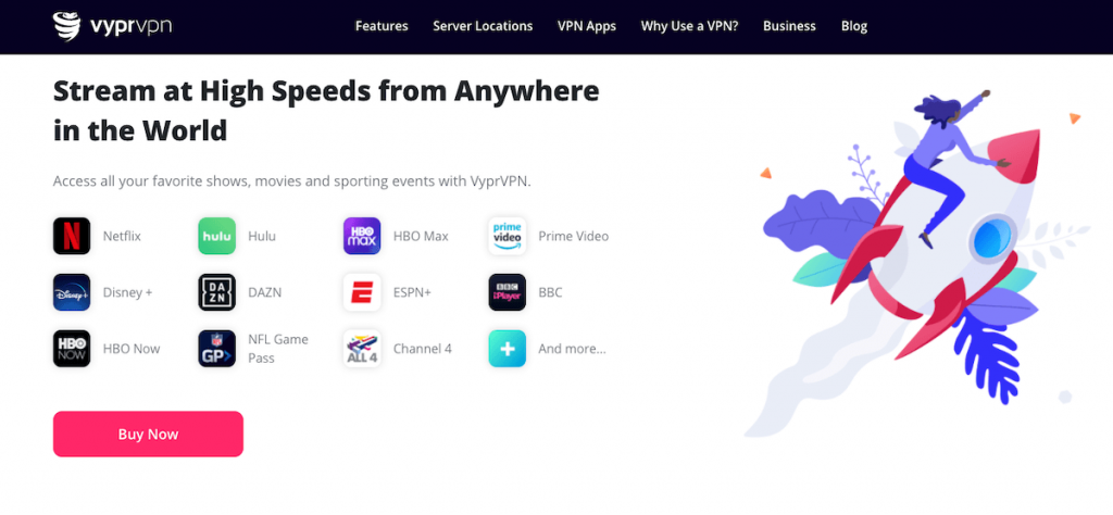Netflix VPN推薦 Vypr VPN